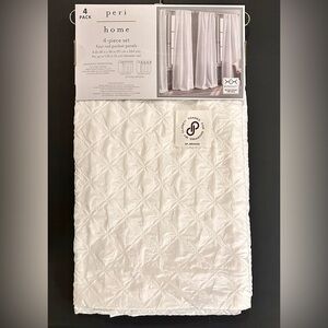 🎁Peri Home 4 Pack Rod Pocket Panel Set - 38” x 96” - Diamond MICROSCULPT